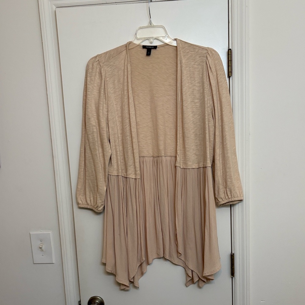 Torrid Beige Knit Top